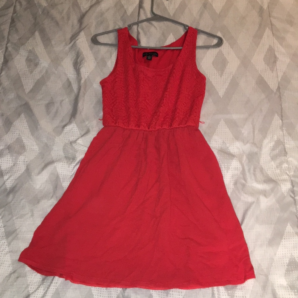 Orange dress
